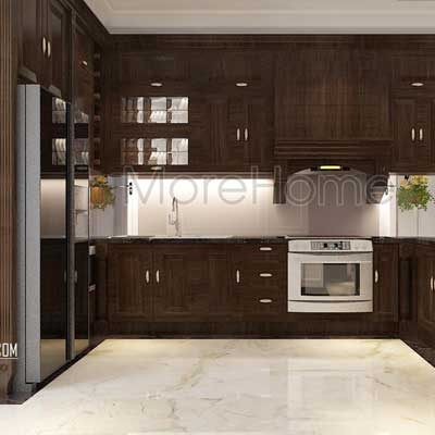 Thiết kế phòng bếp biệt thự FLC Thanh Hóa